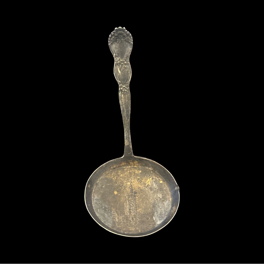 Vtg. Sterling Silver Pan-American Expo 1901 Buffalo NY Spoon Ladle